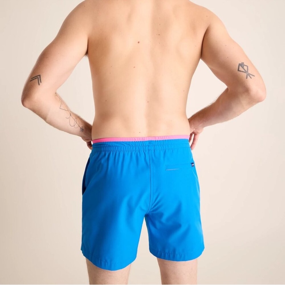 Chubbies Mens Classic 5.5” Mesh Brief-lined Stretch Swim Trunks The Sea Salts XL - Picture 5 of 14